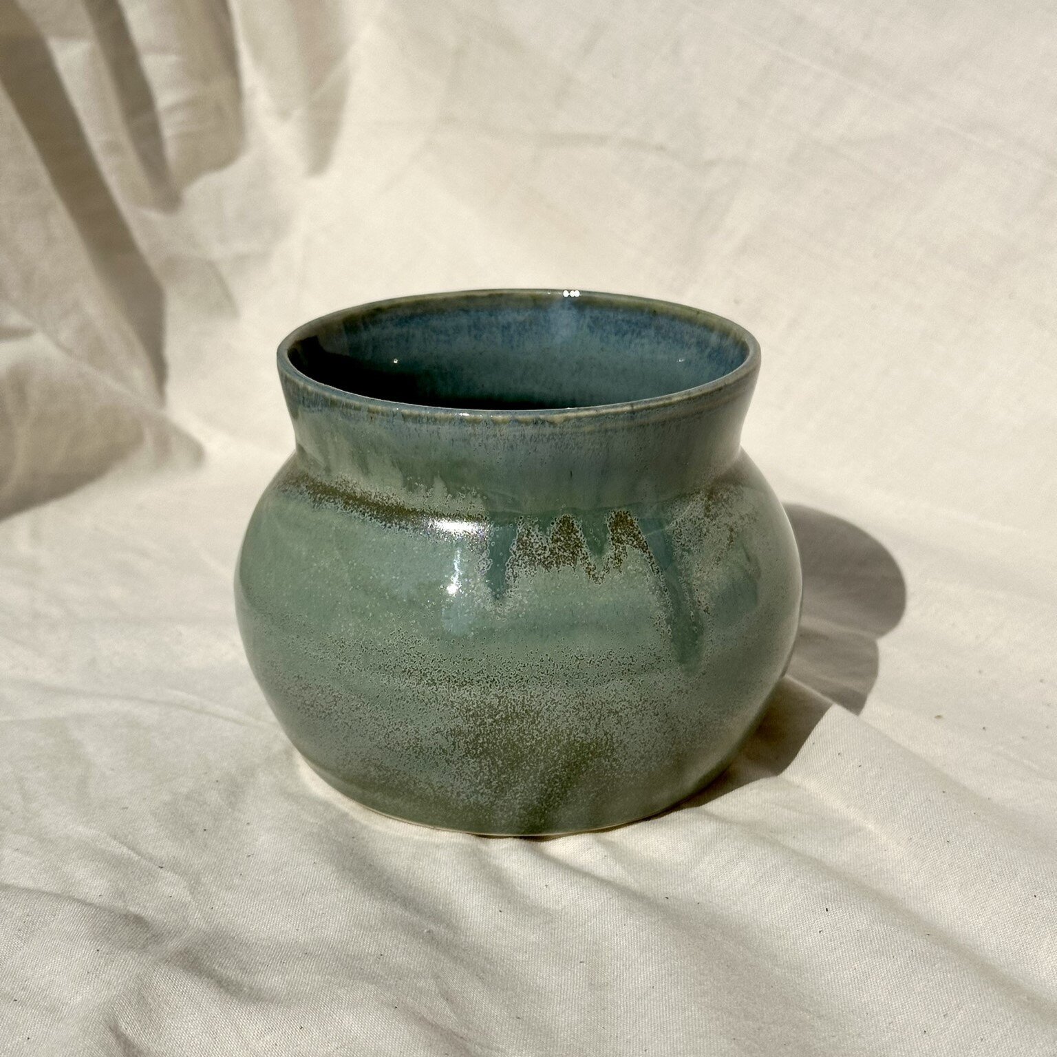 mossy vase
