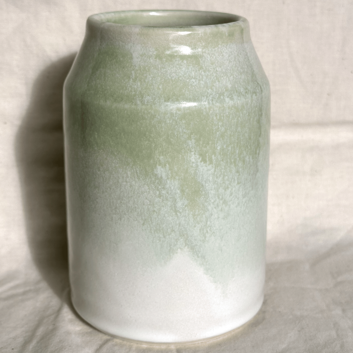 green bud vase